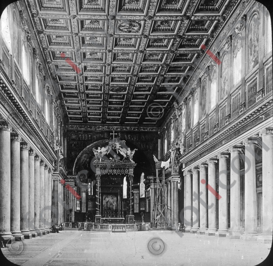 Santa Maria Maggiore - Foto foticon-simon-033-030-sw.jpg | foticon.de - Bilddatenbank für Motive aus Geschichte und Kultur